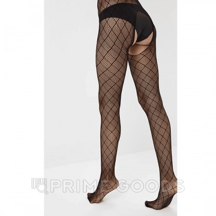 Колготки с доступом рисунок сетка (Sense) (S/M) от sex shop primegoods фото 3