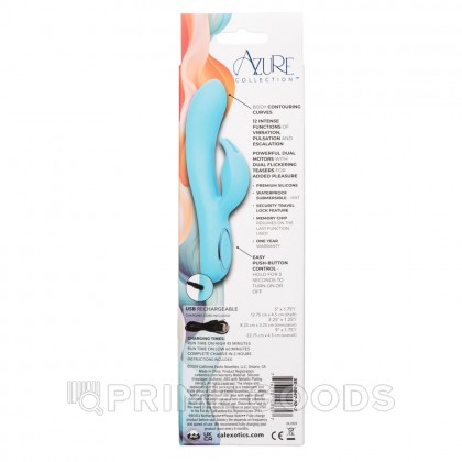 Кролик-вибратор Calexotics Bunny G голубой от sex shop primegoods фото 5