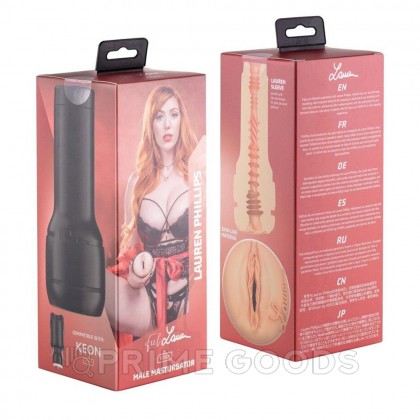 Мастурбатор Feel копия звезды Lauren Phillips от KIIROOStars Collection от sex shop primegoods фото 2
