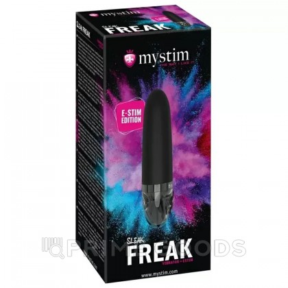 Вибратор Mystim Sleak Freak с электростимуляцией, черный от sex shop primegoods фото 8