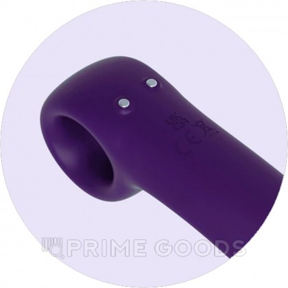 Вибратор для двойной стимуляции SVibe Snail CURVE фиолетовый от sex shop primegoods фото 5