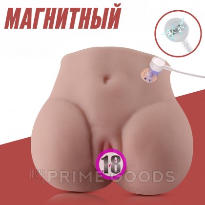 Реалистичный двойной мастурбатор Lore с вибрацией от sex shop primegoods фото 13