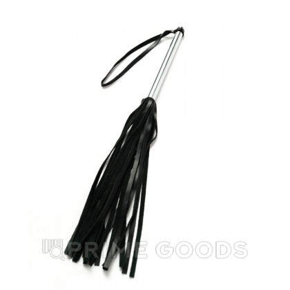 Флоггер из  искусственной  кожи с хромированной рукоятью - primegoods.kz фото 3 Флоггер из  искусственной  кожи с хромированной рукоятью от sex shop primegoods фото 3