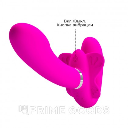 Безремневой страпон Valerie с вибрацией от sex shop primegoods фото 7