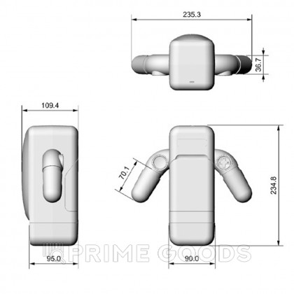 Инновационный робот-мастурбатор Game Cup (чёрный) от Amovibe от sex shop primegoods фото 4