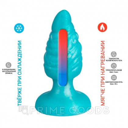 Анальная пробка Fantasy line Melty от Silexd бирюзовая от sex shop primegoods фото 4