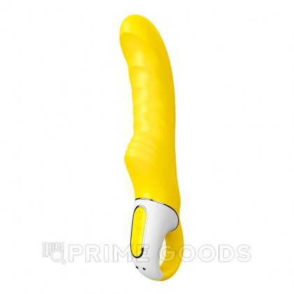 Желтый вибратор для точки G Satisfyer Vibes - Yummy Sunshine, 22 см от sex shop primegoods