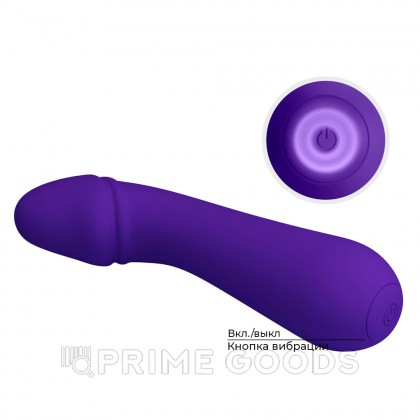 Вибратор Cetus Super Soft (15 см) фиолетовый от sex shop primegoods фото 9