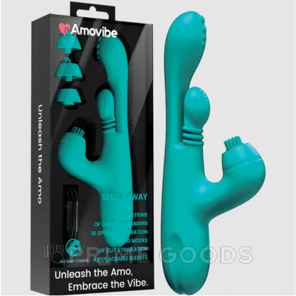 Инновационный вибратор кролик Sensa Sway технологией массажа на 360 градусов от sex shop primegoods фото 2