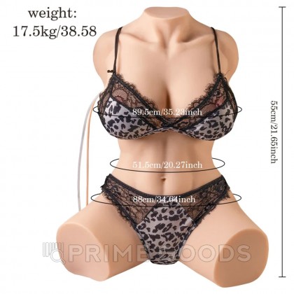 Сексуальное женское тело с двойным входом для мастурбации Miss perfection от sex shop primegoods фото 5