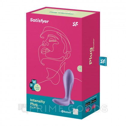 Анальный виброплаг Satisfyer Intensity Plug фиолетовый (Connect App) - primegoods.kz фото 2 Анальный виброплаг Satisfyer Intensity Plug фиолетовый (Connect App) от sex shop primegoods фото 2