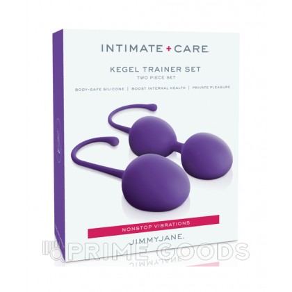 Набор тренажеров кегеля фиолетовый JIMMYJANE от sex shop primegoods