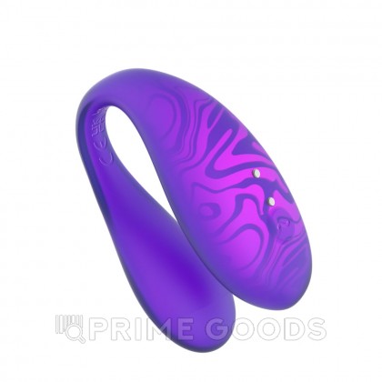 Вибратор для пар Tween+ с управлением через приложение от Amovibe фиолетовый от sex shop primegoods фото 7