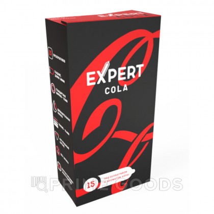 Презервативы EXPERT Cola, аромат Колы, 15 шт от sex shop primegoods фото 2