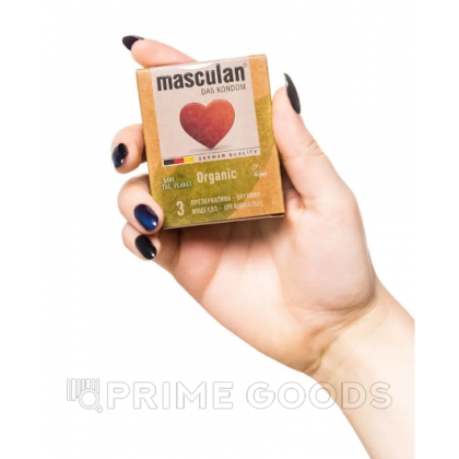 Презервативы masculan  ORGANIC № 3 утонченные, 18,5 см, 5.3 см, 3 шт. от sex shop primegoods фото 2