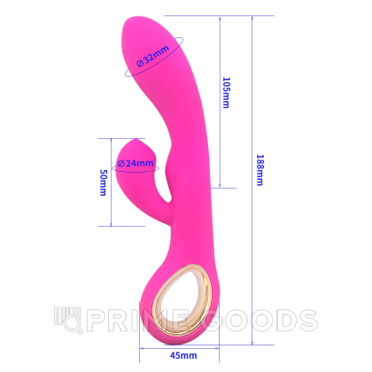 Вибратор со стимуляцией клитора 