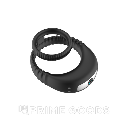 Двойное эрекционное кольцо с вибрацией от sex shop primegoods фото 8