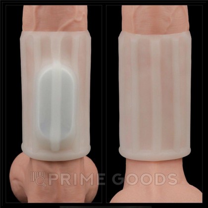 Насадка на пенис с вибрацией Ridge Knights Ring (10*3,7) от sex shop primegoods фото 3