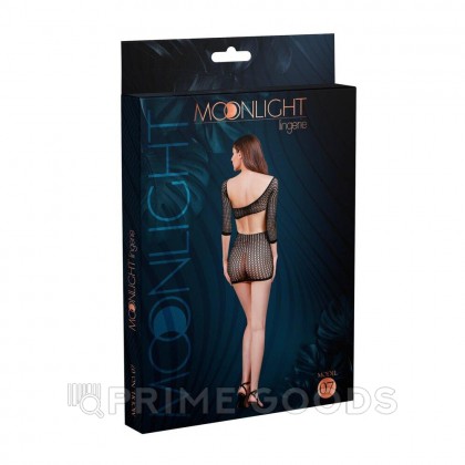 Сексуальное платье-сетка от Moonlight модель № 07 черное от sex shop primegoods фото 3