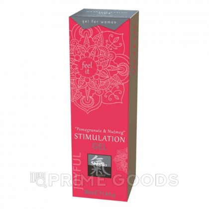 Интимный гель Shiatsu STIMULATION GEL 30 мл. (гранат и мускатный орех) от sex shop primegoods фото 3