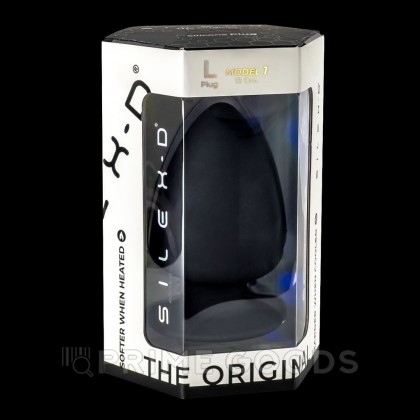 Анальный плаг черный  MODEL 1 от SILEXD (L: 13*7,2 см.) от sex shop primegoods фото 5