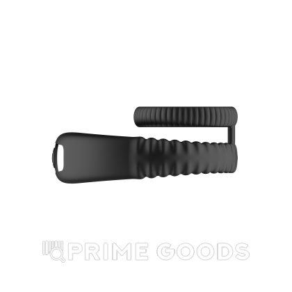 Двойное эрекционное кольцо с вибрацией от sex shop primegoods фото 2