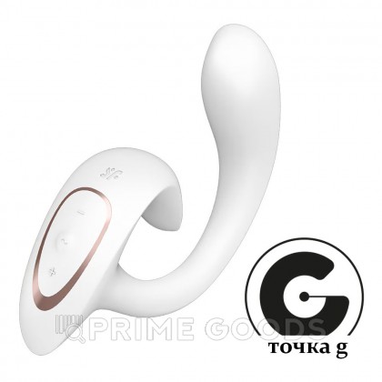 Вибратор-кролик с двойной стимуляцией G for Goddess 1 белый от Satisfyer от sex shop primegoods фото 2