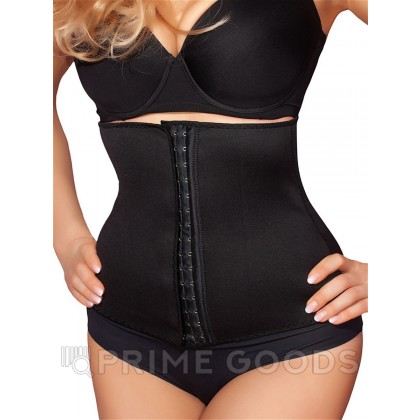 Эластичный утягивающий чёрный корсет под грудь, размер XL от sex shop primegoods