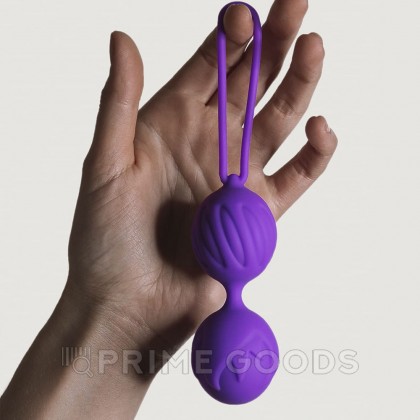 Вагинальные шарики Geisha Lastic Balls фиолетовые от Adrien Lastic (размер S) от sex shop primegoods фото 4