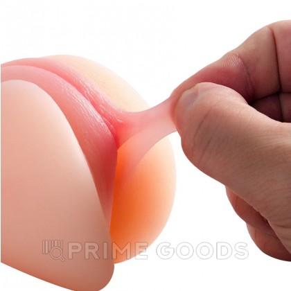 Мастурбатор в виде вагины, компактный (светлый) от sex shop primegoods фото 8