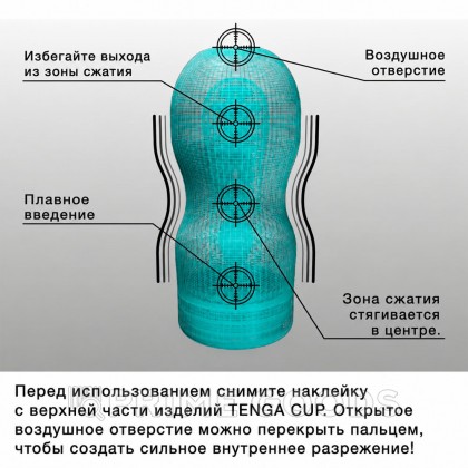 TENGA PREMIUM Мастурбатор Original Vacuum CUP (hard) от sex shop primegoods фото 2