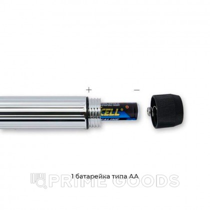 Мини вибратор металлик Baile, 13,6*2,5 от sex shop primegoods фото 6