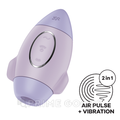 Стимулятор клитора с воздушной стимуляцией и вибрацией Satisfyer Mission Control (лиловый) от sex shop primegoods