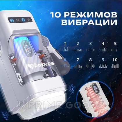 Инновационный робот-мастурбатор Game Cup (белый) от sex shop primegoods фото 12