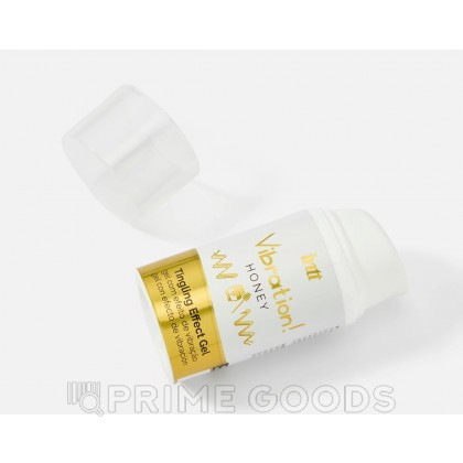 Возбуждающий гель с эффектом вибрации Vibration! HONEY (мёд) от INTT 15 мл от sex shop primegoods фото 9