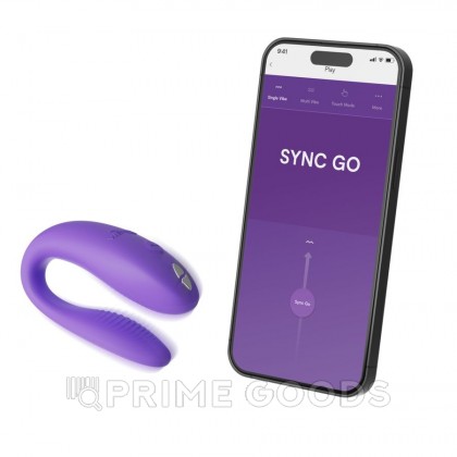 Вибратор для пар We-Vibe Sync Go светло-фиолетовый от sex shop primegoods фото 8