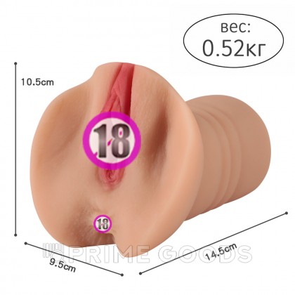 Реалистичный мастурбатор SHEQU JUDITH  от sex shop primegoods фото 5
