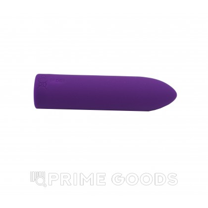 Перезаряжаемая вибропуля силиконовая фиолетовая Lealso (16 режимов) от sex shop primegoods фото 4