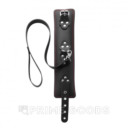 Ошейник с мягкой подкладкой и поводком от sex shop primegoods