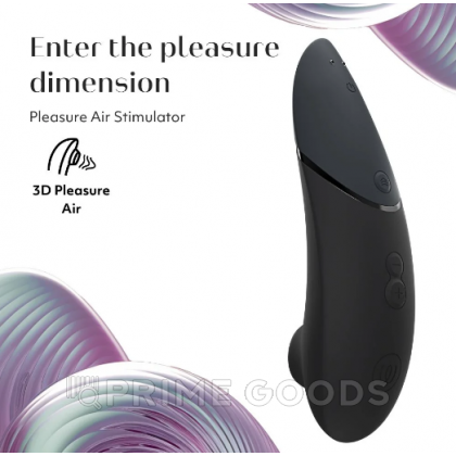 Бесконтактный клиторальный стимулятор Womanizer Next черный от sex shop primegoods фото 2