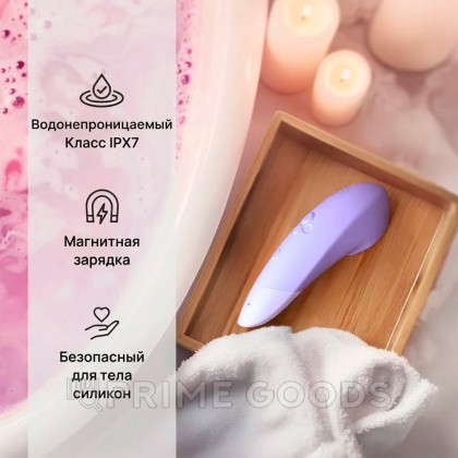 Бесконтактный клиторальный стимулятор Womanizer Enhance с вибрацией, сиреневый от sex shop primegoods фото 10
