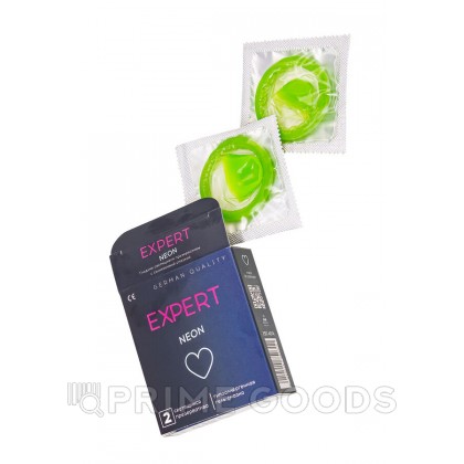 Презервативы EXPERT NEON № 2 (светящиеся), 2 шт. от sex shop primegoods фото 2