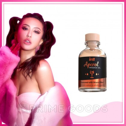 Intt Aperol Massage Gel - Съедобный гель для интимного массажа, 30 мл (Апероль) от sex shop primegoods фото 2