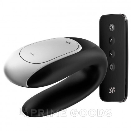 Смарт вибратор для пар Satisfyer Double Fun Connect App, черный от sex shop primegoods