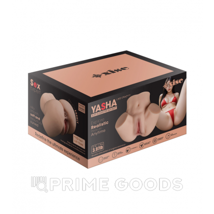 Реалистичный двойной мастурбатор Yasha от sex shop primegoods фото 2