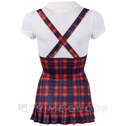 Фиолетовое платье школьницы (Размер M) - Cotelli Collection (пр. Германия) от sex shop primegoods фото 3