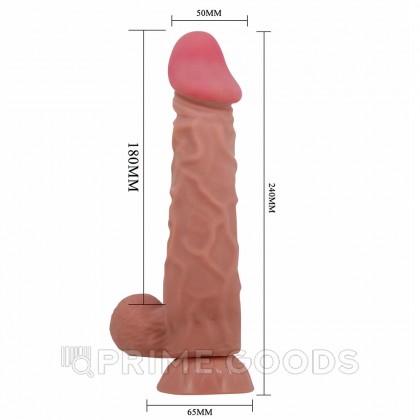 Реалистичный фаллоимитатор Orton, 24 см от sex shop primegoods фото 3