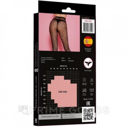 Колготы c леопардовым рисунком Amor EL от sex shop primegoods фото 6