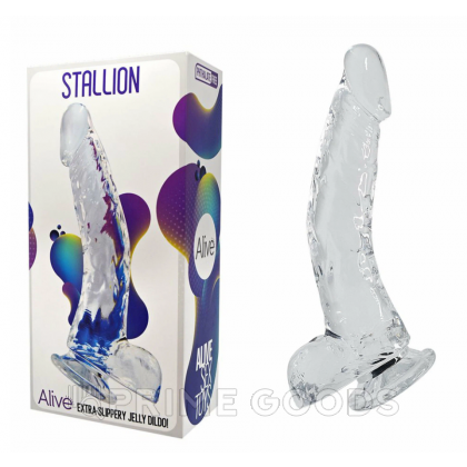 Фаллоимитатор Alive Stallion (22×3,5 см) прозрачный от sex shop primegoods фото 2