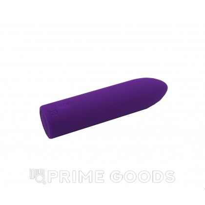 Перезаряжаемая вибропуля силиконовая фиолетовая Lealso (16 режимов) от sex shop primegoods